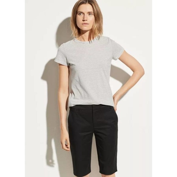 Vince Coin Pocket Bermuda Black Women's Size 2 - Picture 1 of 12